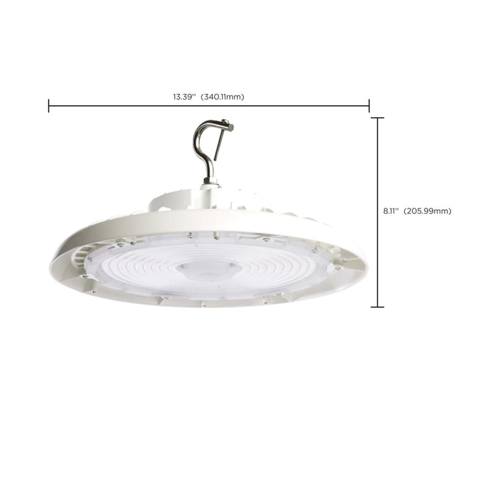 UFO Hi-Bay Nuvo 65-798R2 240 Watt UFO LED High Bay - 5000K - 34560 Lumens - 120-277 Volt - White Finish Nuvo