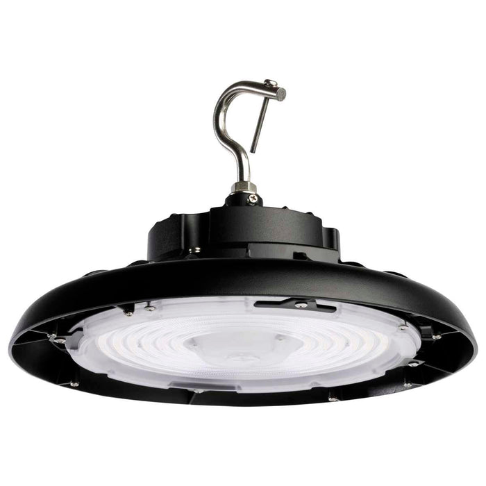 UFO Hi-Bay Nuvo 65-801R2 100 Watt UFO LED High Bay - 4000K - 14100 Lumens - 277-480 Volt - Black Finish Nuvo