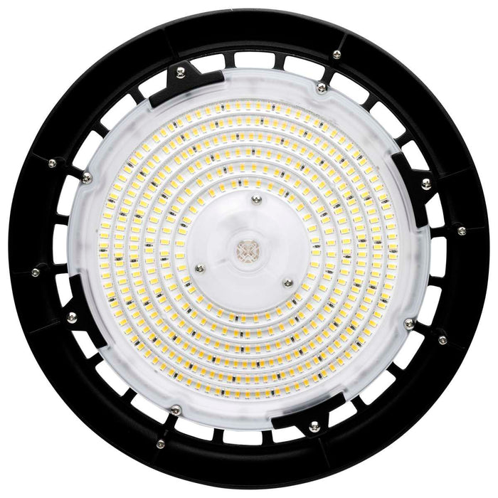 UFO Hi-Bay Nuvo 65-802R2 100 Watt UFO LED High Bay - 5000K - 14500 Lumens - 277-480 Volt - Black Finish Nuvo