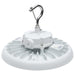 UFO Hi-Bay Nuvo 65-812 Wattage 80W/100W/120W and CCT Selectable 3K/4K/5K LED UFO High Bay - 120-347 Volt - White Finish Nuvo