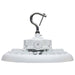UFO Hi-Bay Nuvo 65-812 Wattage 80W/100W/120W and CCT Selectable 3K/4K/5K LED UFO High Bay - 120-347 Volt - White Finish Nuvo