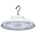 UFO Hi-Bay Nuvo 65-812 Wattage 80W/100W/120W and CCT Selectable 3K/4K/5K LED UFO High Bay - 120-347 Volt - White Finish Nuvo