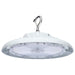 UFO Hi-Bay Nuvo 65-813 Wattage 150W/175W/200W and CCT Selectable 3K/4K/5K LED UFO High Bay - 120-347 Volt - White Finish Nuvo