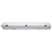 Vapor Tight Nuvo 65-820R1 2 Foot - 20 Watt - Vapor Proof Linear Fixture - CCT Selectable - IP65 and IK08 Rated - 0-10V Dimming - 120V-347V - Gray Finish Nuvo