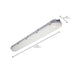 Vapor Tight Nuvo 65-821R1 4 Foot - Vapor Proof Linear Fixture - CCT & Wattage Selectable - IP65 and IK08 Rated - 0-10V Dimming - 120V-347V - Gray Finish Nuvo