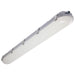 Vapor Tight Nuvo 65-821R1 4 Foot - Vapor Proof Linear Fixture - CCT & Wattage Selectable - IP65 and IK08 Rated - 0-10V Dimming - 120V-347V - Gray Finish Nuvo