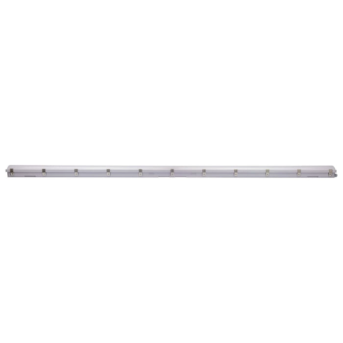 Vapor Tight Nuvo 65-822R1 8 Foot - Vapor Proof Linear Fixture - CCT & Wattage Selectable - IP65 and IK08 Rated - 0-10V Dimming - 120V-347V - Gray Finish Nuvo