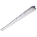 Vapor Tight Nuvo 65-822R1 8 Foot - Vapor Proof Linear Fixture - CCT & Wattage Selectable - IP65 and IK08 Rated - 0-10V Dimming - 120V-347V - Gray Finish Nuvo