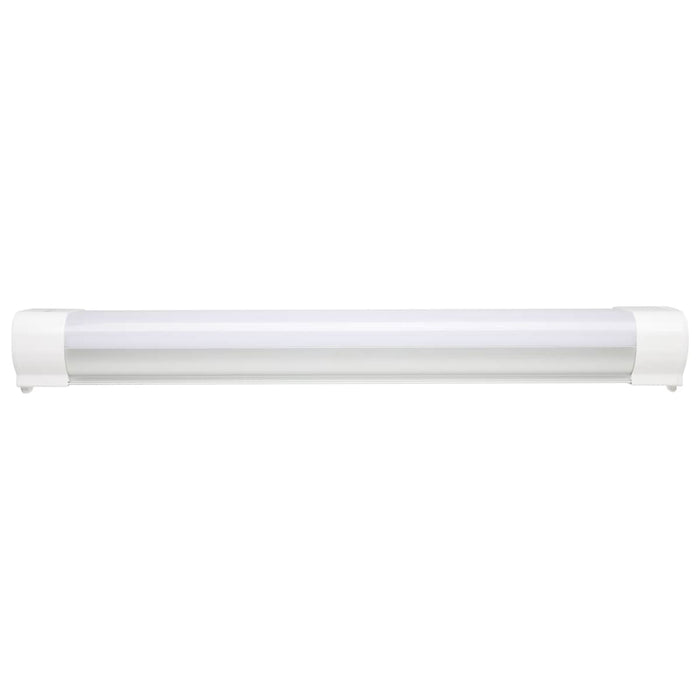 Vapor Tight Nuvo 65-830R1 2 Foot - 20 Watt - LED Tri-Proof Linear Fixture - CCT Selectable - IP65 and IK08 Rated - 0-10V Dimming - 120V-347V - White / Gray Finish Nuvo