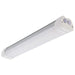 Vapor Tight Nuvo 65-830R1 2 Foot - 20 Watt - LED Tri-Proof Linear Fixture - CCT Selectable - IP65 and IK08 Rated - 0-10V Dimming - 120V-347V - White / Gray Finish Nuvo
