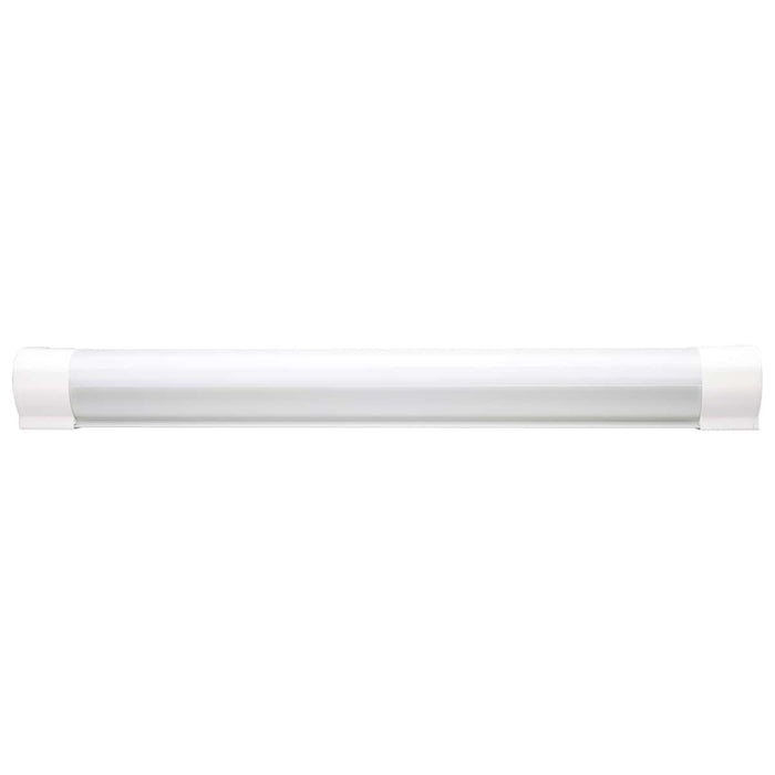 Vapor Tight Nuvo 65-830 2 Foot - 20 Watt - LED Tri-Proof Linear Fixture - CCT Selectable - IP65 and IK08 Rated - 0-10V Dimming - White / Gray Finish Nuvo