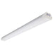 Vapor Tight Nuvo 65-831R1 4 Foot - LED Tri-Proof Linear Fixture - CCT & Wattage Selectable - IP65 and IK08 Rated - 0-10V Dimming - 120V-347V - White / Gray Finish Nuvo