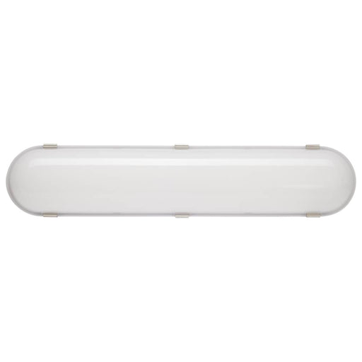 Vapor Tight Nuvo 65-836 20 Watt LED 2 Foot Linear Vapor Proof Fixture - 3K/4K/5K CCT Selectable - 120-347 Volt - Gray Finish Nuvo