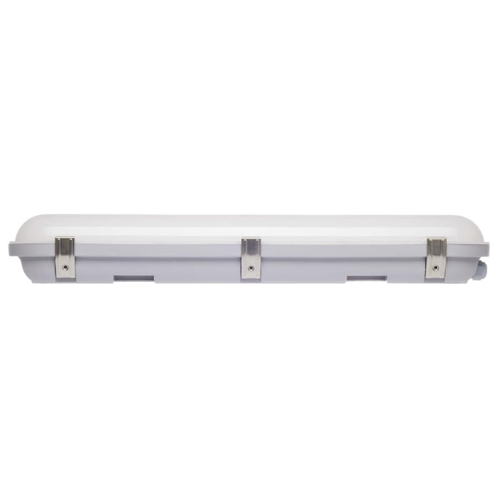Vapor Tight Nuvo 65-836 20 Watt LED 2 Foot Linear Vapor Proof Fixture - 3K/4K/5K CCT Selectable - 120-347 Volt - Gray Finish Nuvo