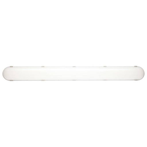 Vapor Tight Nuvo 65-837 40/50/60 Watt LED 4 Foot Linear Vapor Proof Fixture - 3K/4K/5K CCT Selectable - 120-347 Volt - Gray Finish Nuvo