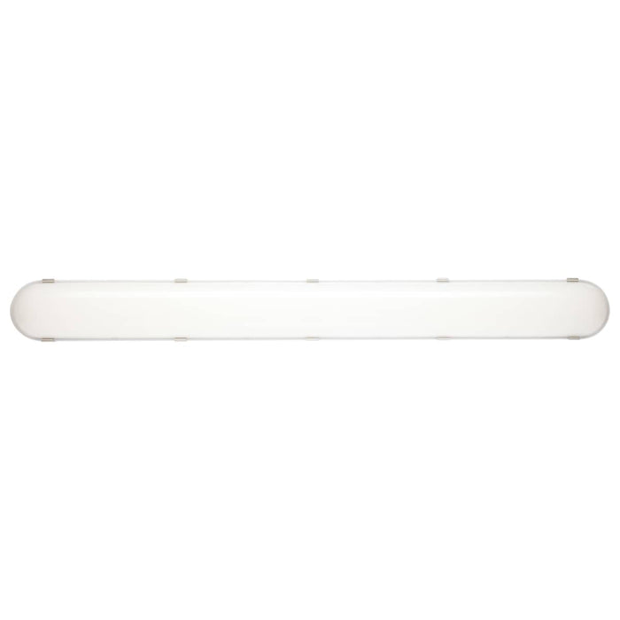 Vapor Tight Nuvo 65-837 40/50/60 Watt LED 4 Foot Linear Vapor Proof Fixture - 3K/4K/5K CCT Selectable - 120-347 Volt - Gray Finish Nuvo
