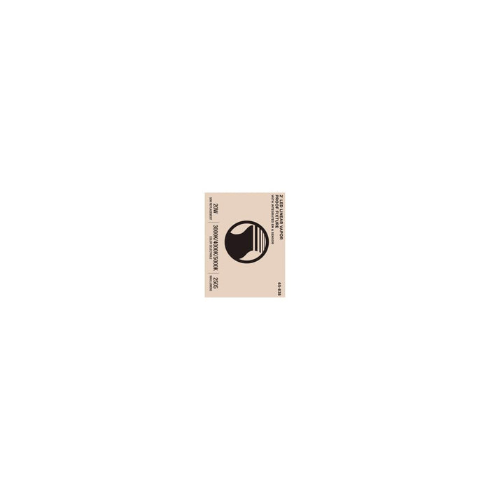Vapor Tight Nuvo 65-838 20 Watt LED 2 Foot Linear Vapor Proof Fixture - Emergency Battery - Integrated Microwave Sensor - 3K/4K/5K CCT Selectable - 120-347 Range Voltage - Gray Finish Nuvo