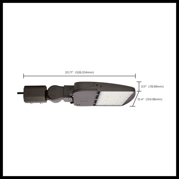 Area Light Nuvo 65-840-4 LED Area Light Type IV - 100W - Bronze Finish - 4000K - 120-277V Nuvo