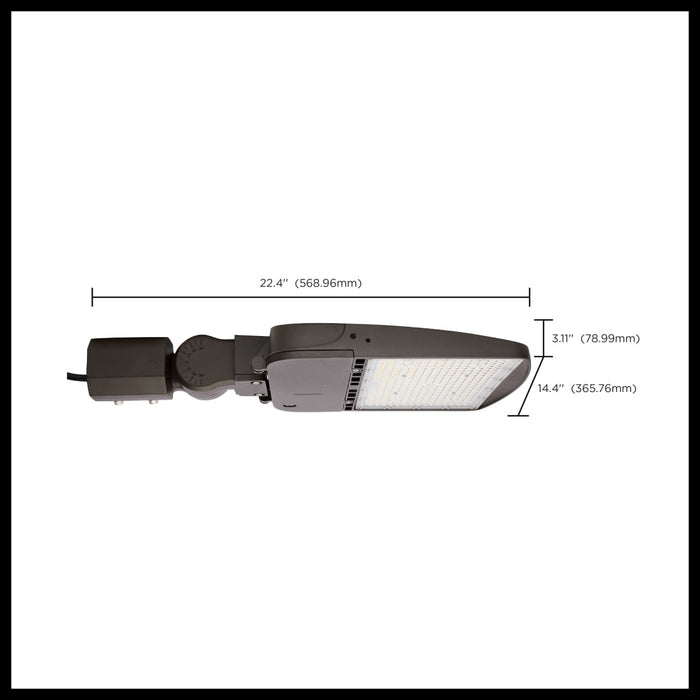 Area Light Nuvo 65-845-5 LED Area Light Type V - 200W - Bronze Finish - 5000K - 120-277V Nuvo