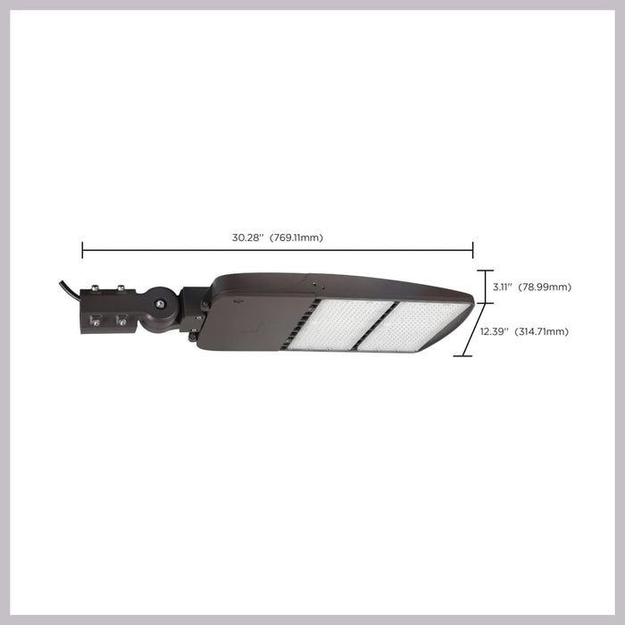 Area Light Nuvo 65-846 LED Area Light Type III - 240W - Bronze Finish - 4000K - 120-277V Nuvo