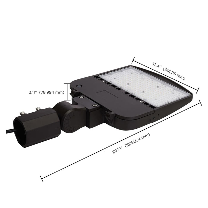 Area Light Nuvo 65-860 LED Area Light Type III - 100W - Bronze Finish - 4000K - 277-480V Nuvo