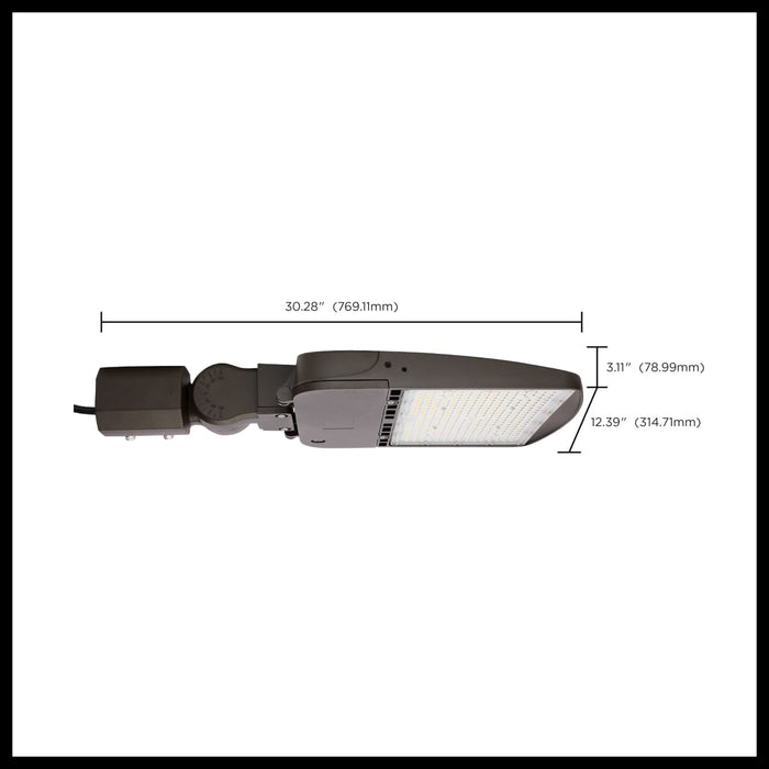 Area Light Nuvo 65-865 LED Area Light Type III - 200W - Bronze Finish - 5000K - 277-480V Nuvo
