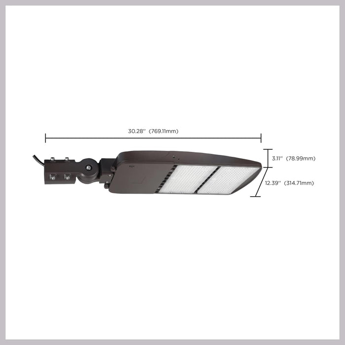 Area Light Nuvo 65-869 LED Area Light Type III - 300W - Bronze Finish - 5000K - 277-480V Nuvo
