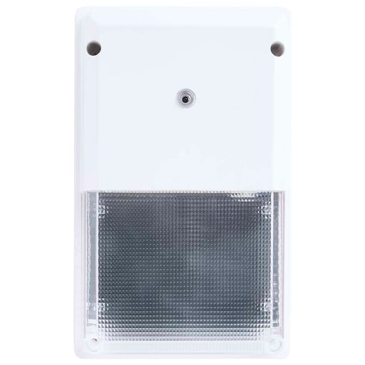 Wall Pack Nuvo 65-889 LED Turtle Friendly Small Wall Pack - 20 Watt - Amber Color - White Finish Nuvo