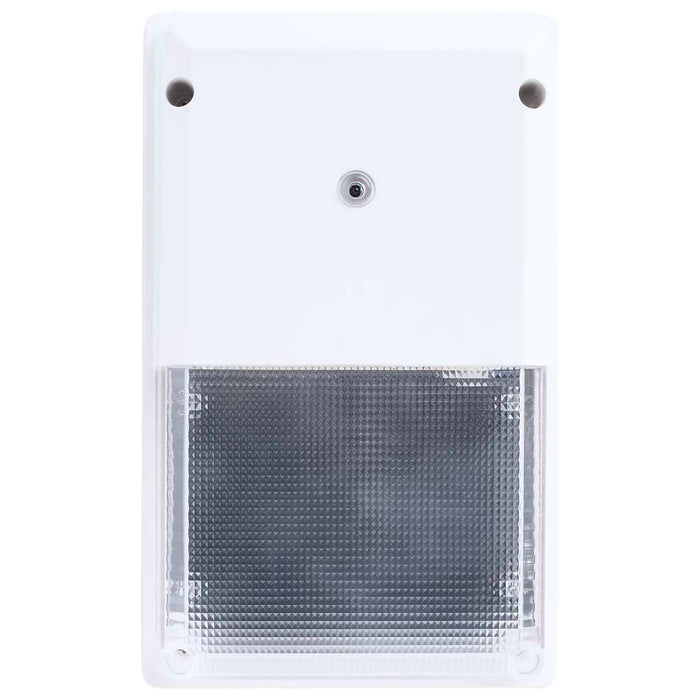 Wall Pack Nuvo 65-889 LED Turtle Friendly Small Wall Pack - 20 Watt - Amber Color - White Finish Nuvo