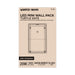 Wall Pack Nuvo 65-889 LED Turtle Friendly Small Wall Pack - 20 Watt - Amber Color - White Finish Nuvo