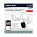 Security Camera Nuvo 65-900R1 Starfish - Bullet SMART Security Light w/Camera - 20 Watt - 3000K CCT - White Finish - 120-277 Volt Nuvo
