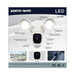 Security Camera Nuvo 65-900R1 Starfish - Bullet SMART Security Light w/Camera - 20 Watt - 3000K CCT - White Finish - 120-277 Volt Nuvo
