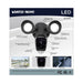 Security Camera Nuvo 65-901R1 Starfish - Bullet SMART Security Light w/Camera - 20 Watt - 3000K CCT - Black Finish - 120-277 Volt Nuvo