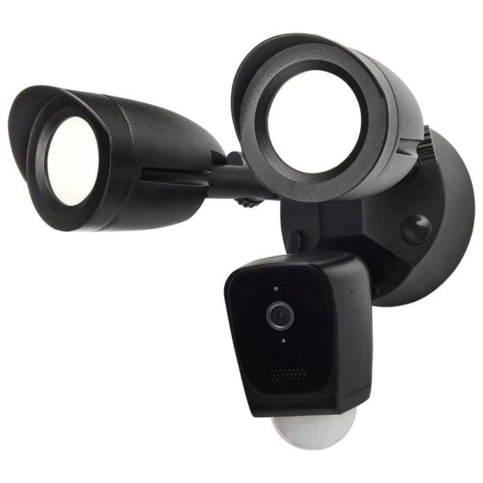 Security Camera Nuvo 65-901R1 Starfish - Bullet SMART Security Light w/Camera - 20 Watt - 3000K CCT - Black Finish - 120-277 Volt Nuvo