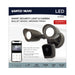 Security Camera Nuvo 65-902R1 Starfish - Bullet SMART Security Light w/Camera - 20 Watt - 3000K CCT - Bronze Finish - 120-277 Volt Nuvo