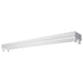 Strip Light Nuvo 65-911 3 Foot - Dual T8 Lamp Ready Fixture Channel - Empty Body Fixture - Complete Lamp Wiring Guide Available - White Finish Nuvo