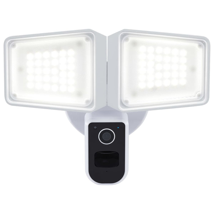 Security Camera Nuvo 65-920 36 Watt Rectangular Outdoor SMART Security Light with Camera - Starfish Enabled - Tunable White - White Finish Nuvo