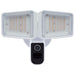 Security Camera Nuvo 65-920 36 Watt Rectangular Outdoor SMART Security Light with Camera - Starfish Enabled - Tunable White - White Finish Nuvo