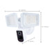 Security Camera Nuvo 65-920 36 Watt Rectangular Outdoor SMART Security Light with Camera - Starfish Enabled - Tunable White - White Finish Nuvo