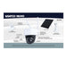 Security Camera Nuvo 65-926 Starfish - Smart Outdoor Pan & Tilt Camera Battery with optional solar panel - Black / White Finish Nuvo