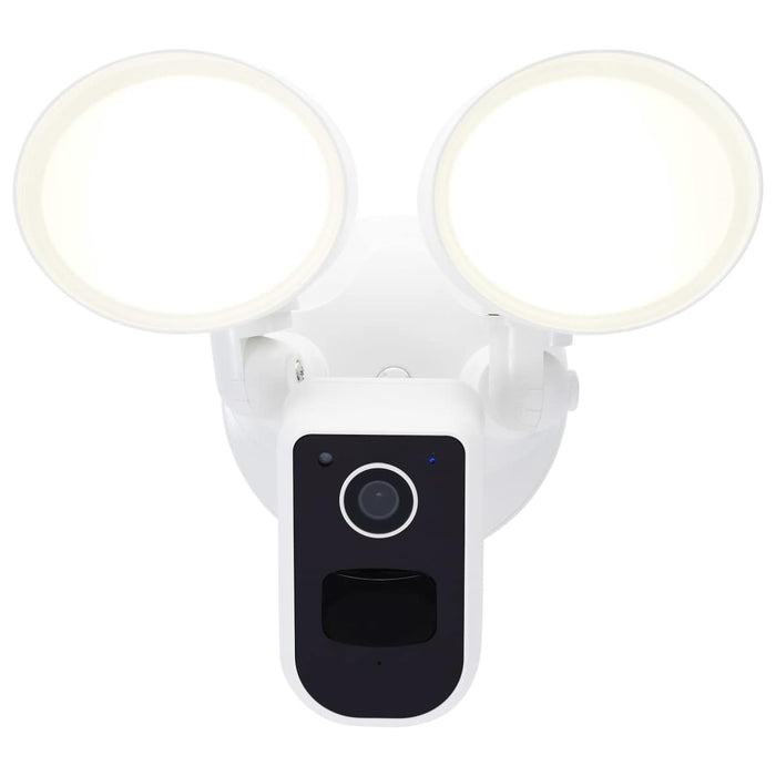 Security Camera Nuvo 65-930 20 Watt Bullet Outdoor SMART Security Light with Camera - Starfish Enabled - 3K/4K/5K CCT Selectable - White Finish Nuvo
