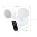 Security Camera Nuvo 65-930 20 Watt Bullet Outdoor SMART Security Light with Camera - Starfish Enabled - 3K/4K/5K CCT Selectable - White Finish Nuvo