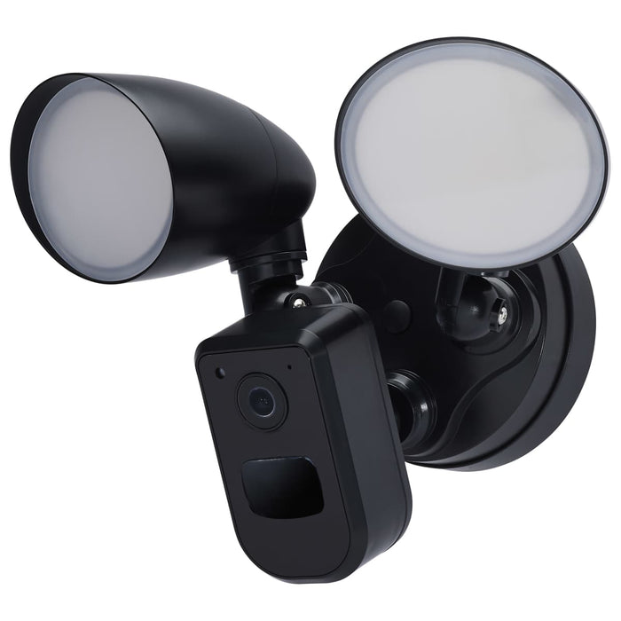 Security Camera Nuvo 65-931 20 Watt Bullet Outdoor SMART Security Light with Camera - Starfish Enabled - 3K/4K/5K CCT Selectable - Black Finish Nuvo