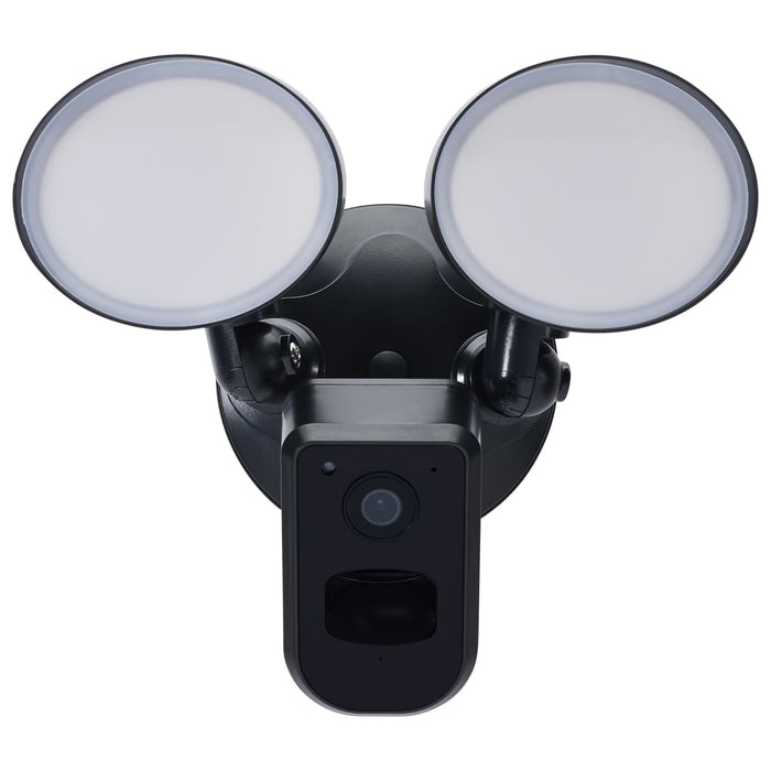 Security Camera Nuvo 65-931 20 Watt Bullet Outdoor SMART Security Light with Camera - Starfish Enabled - 3K/4K/5K CCT Selectable - Black Finish Nuvo