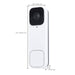 Security Camera Nuvo 65-933 Starfish - Smart Doorbell Security Camera Wired - White Doorbell With White Chime - White Finish Nuvo