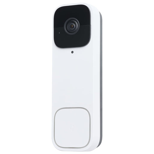 Security Camera Nuvo 65-933 Starfish - Smart Doorbell Security Camera Wired - White Doorbell With White Chime - White Finish Nuvo