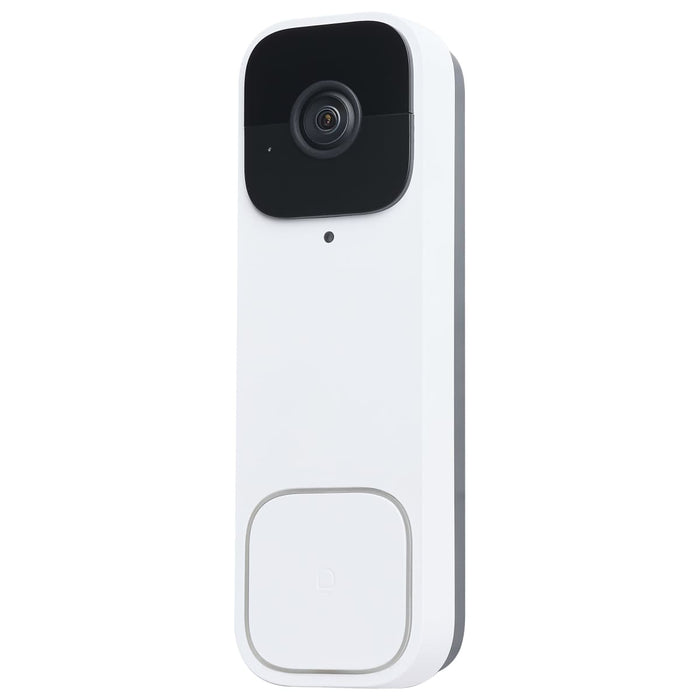 Security Camera Nuvo 65-933 Starfish - Smart Doorbell Security Camera Wired - White Doorbell With White Chime - White Finish Nuvo