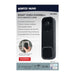 Security Camera Nuvo 65-934 Starfish - Smart Doorbell Security Camera Wired - Black Doorbell With Black Chime Nuvo