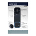 Security Camera Nuvo 65-934 Starfish - Smart Doorbell Security Camera Wired - Black Doorbell With Black Chime Nuvo