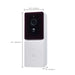 Security Camera Nuvo 65-935 Starfish - SMART Doorbell Security Camera - White Doorbell with White Chime - White Finish Nuvo